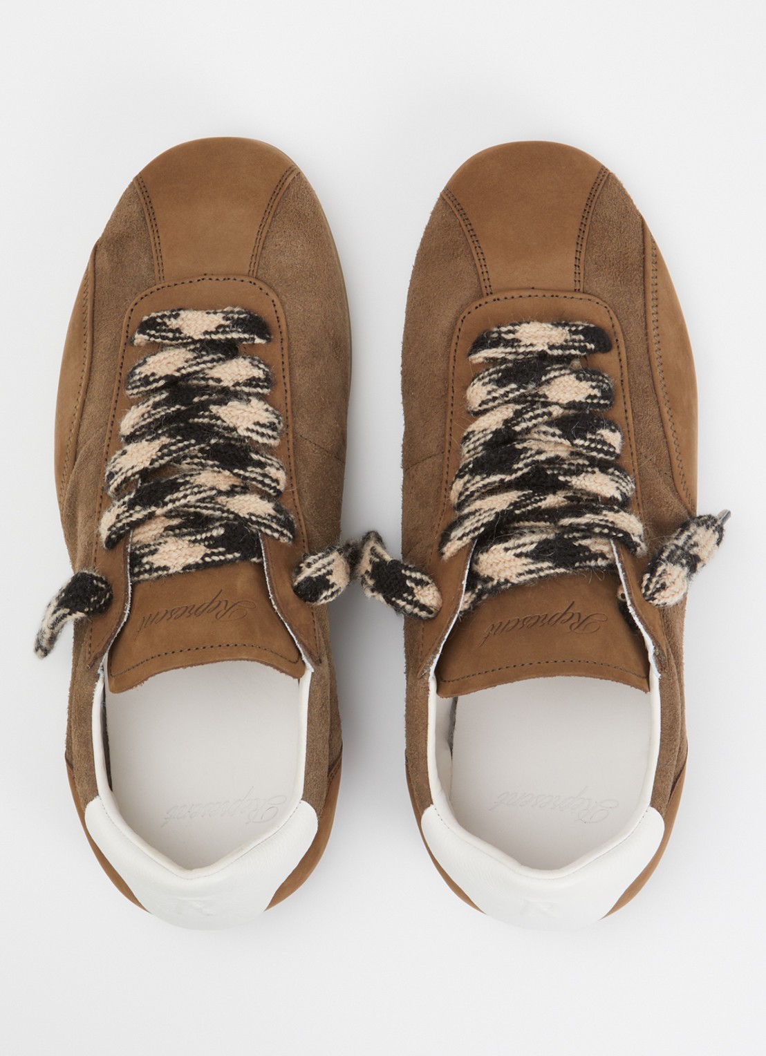 Represent Low Pro sneaker van suède met nubuck details - detail 3 bruin