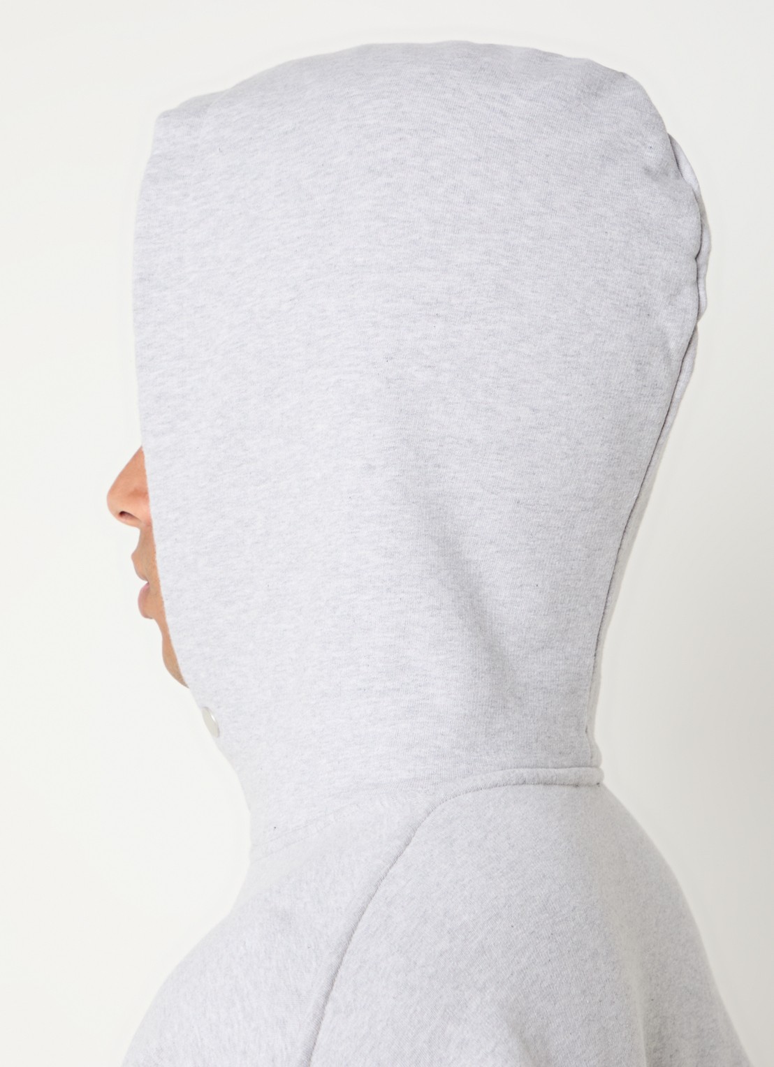 Represent Owners Club hoodie met logo- en backprint - detail 4 grijsmele