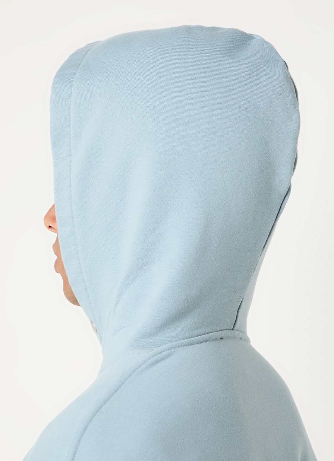 Represent Owners Club hoodie met logo- en backprint - detail 5 blauwgrijs