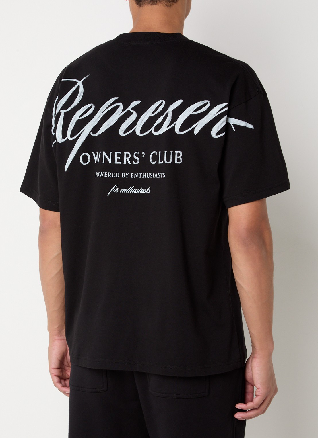 Represent Owners Club T-shirt met logo- en backprint - detail 2 zwart