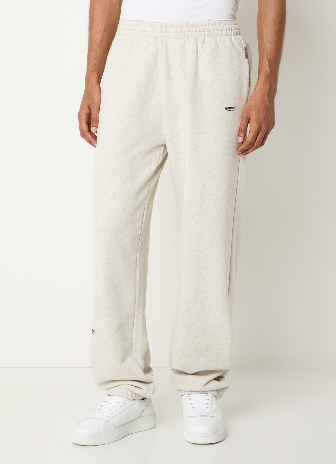 Represent Owners Club tapered fit broek met steekzakken - detail 3 zand
