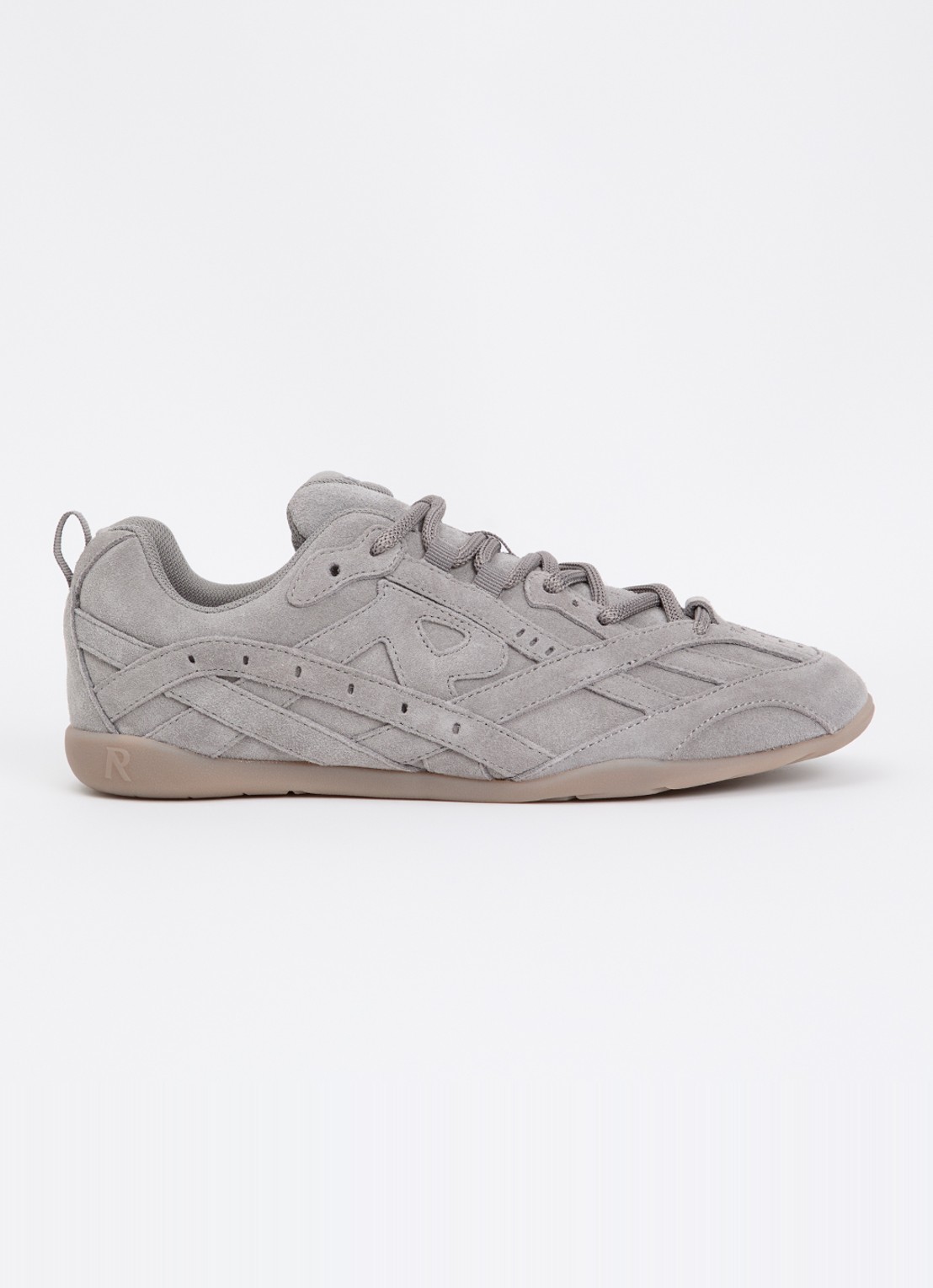 Represent Rally sneaker van suède - voorkant 2 grijs