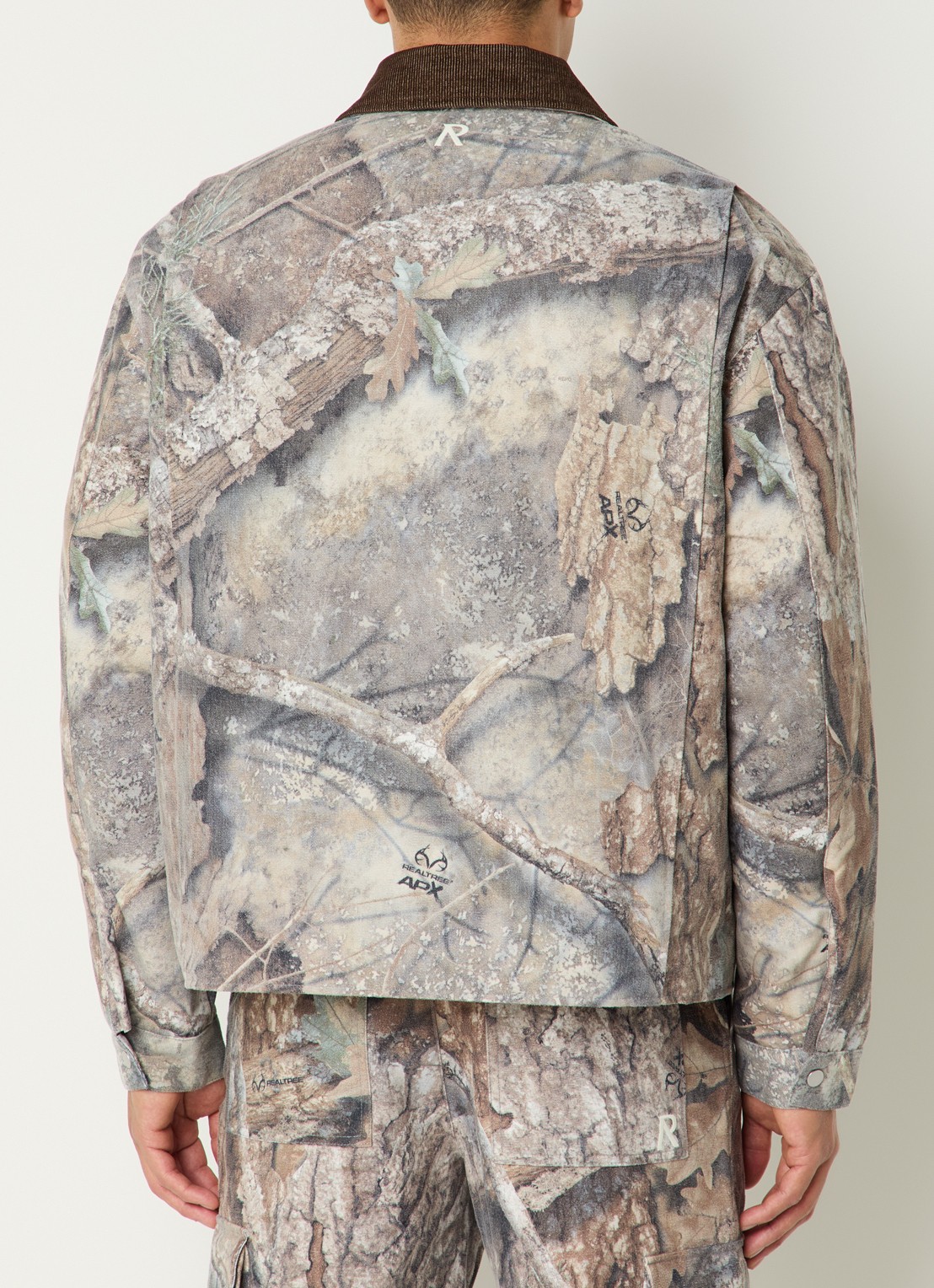 Represent Realtree jack met camouflageprint - achterkant 4 donkerbeige