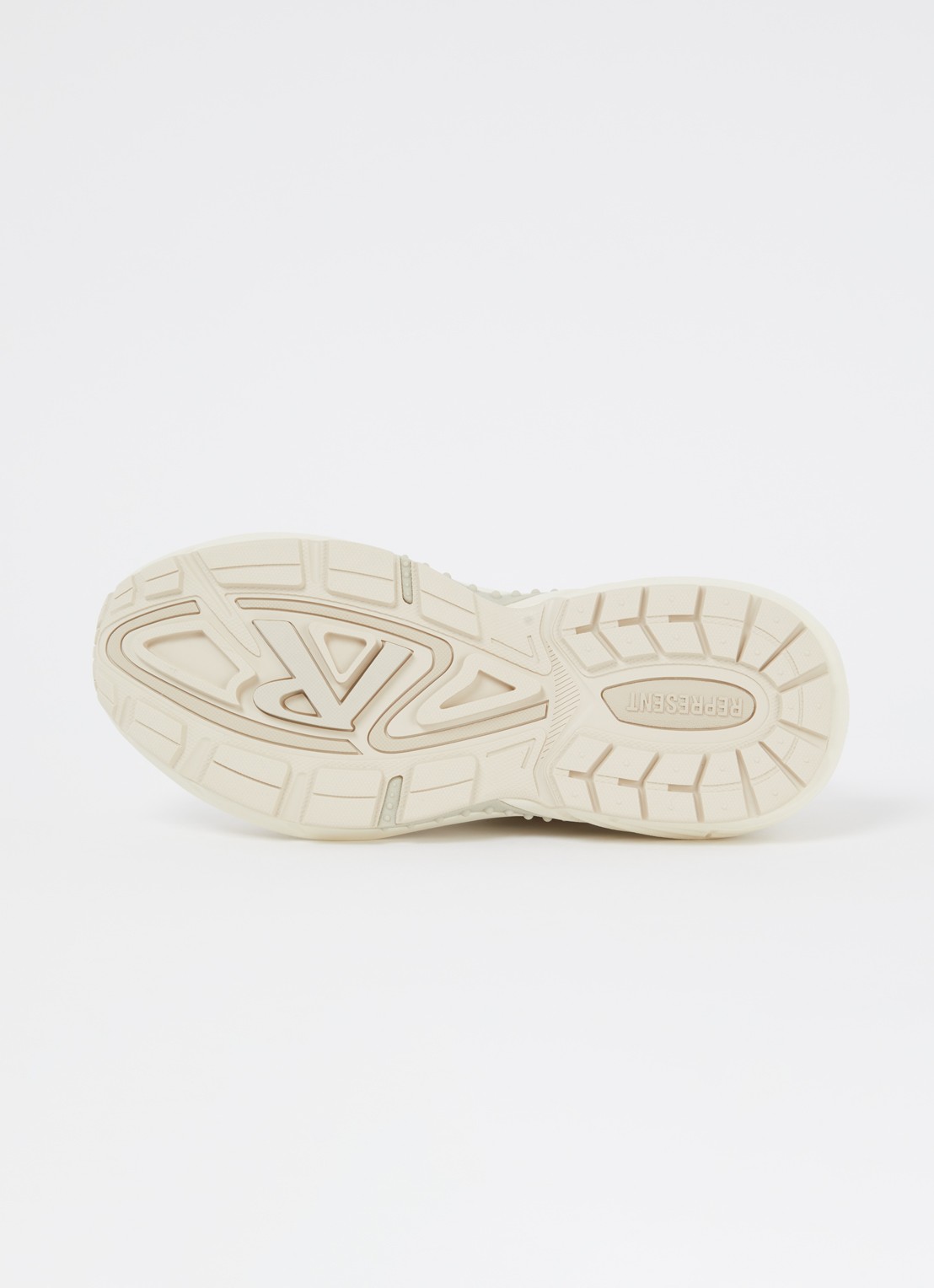 Represent Storm Runner sneaker met mesh details - detail 5 creme