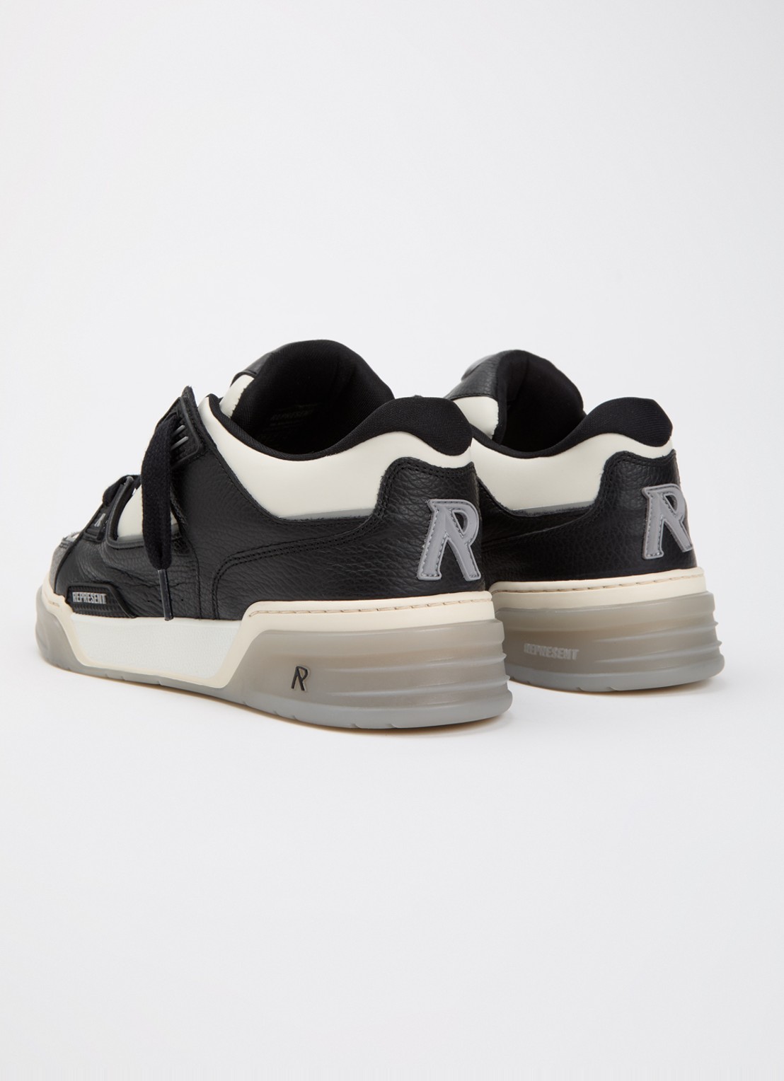 Represent Studio sneaker van leer - achterkant zwart