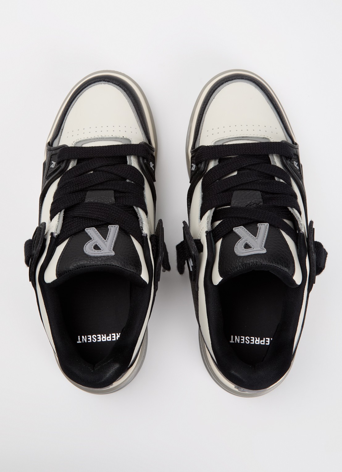 Represent Studio sneaker van leer - detail 3 zwart