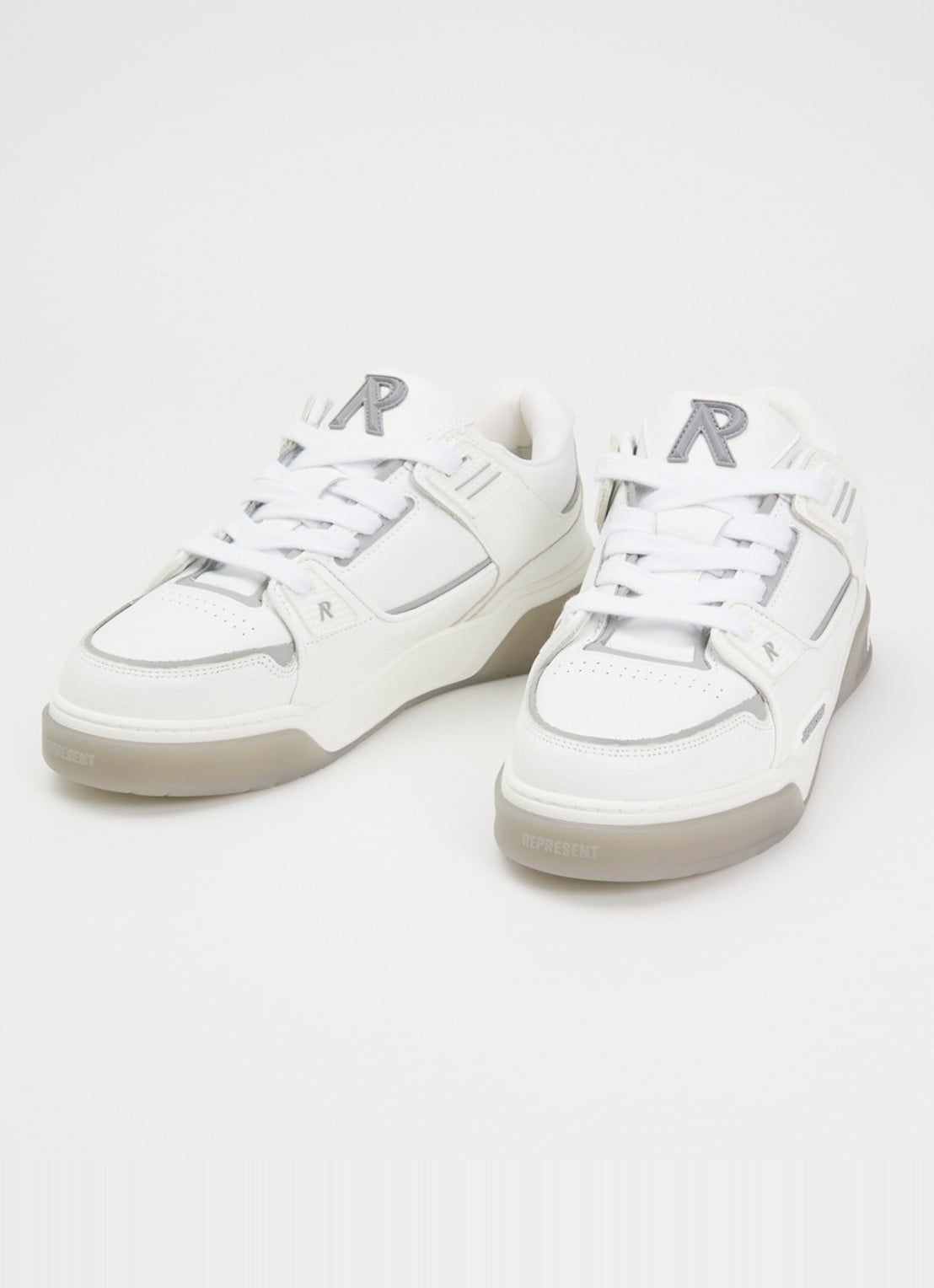 Represent Studio sneaker van leer - detail 3 wit
