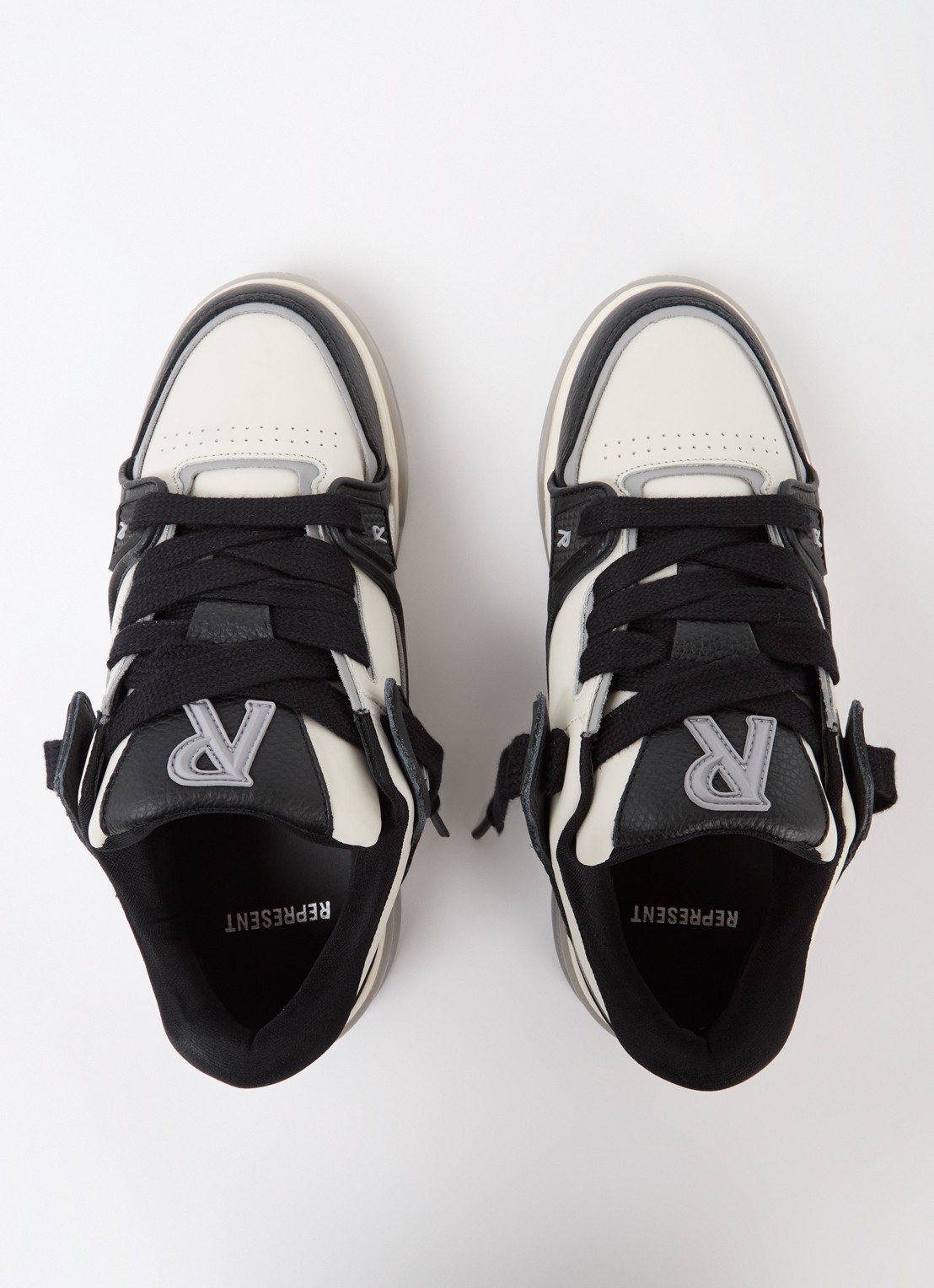 Represent Studio sneaker van leer - detail 2 zwart