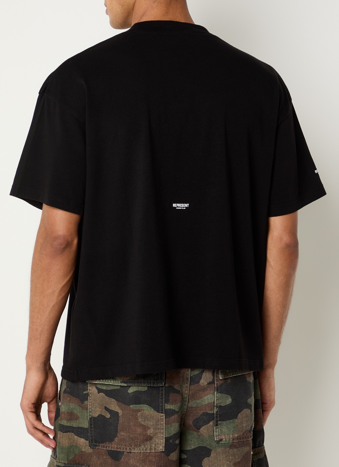 Represent T-shirt met logo - achterkant 4 zwart