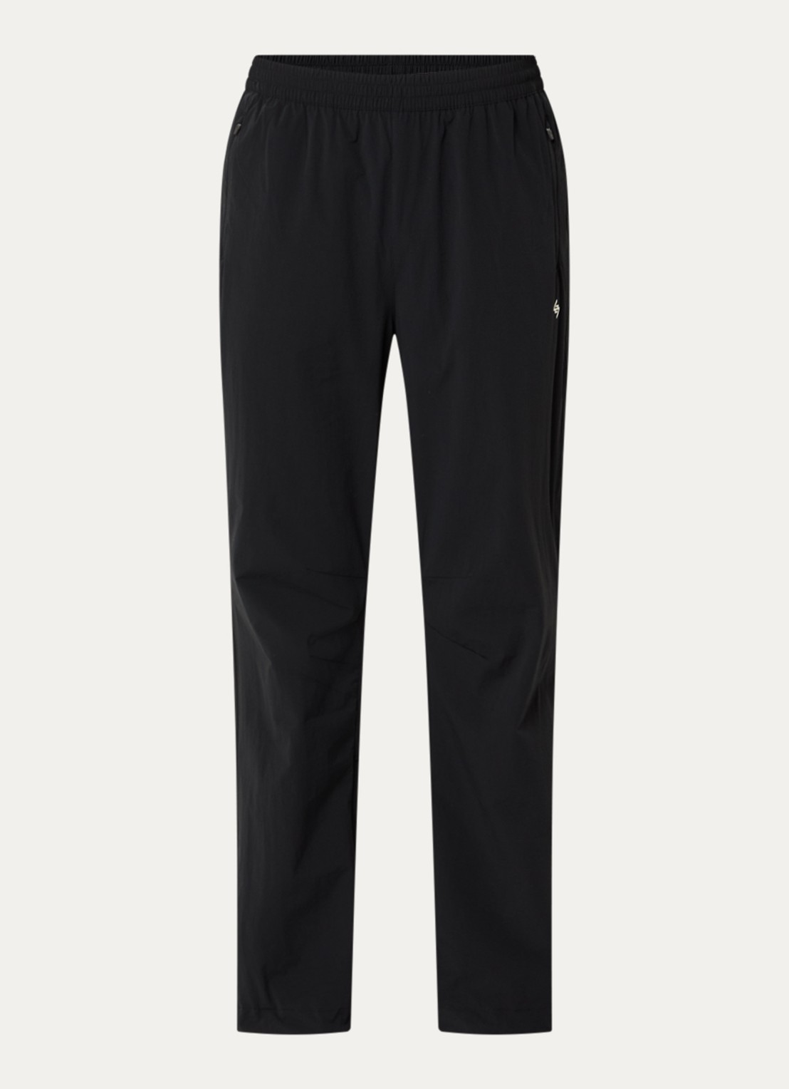 Represent Team 24/7  tapered fit trackpants met ritszakken - voorkant 4 zwart
