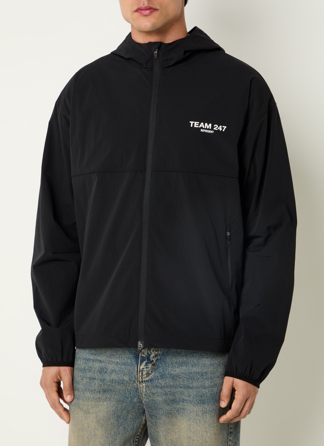 Represent Team 247 trackvest met logo - detail 3 zwart