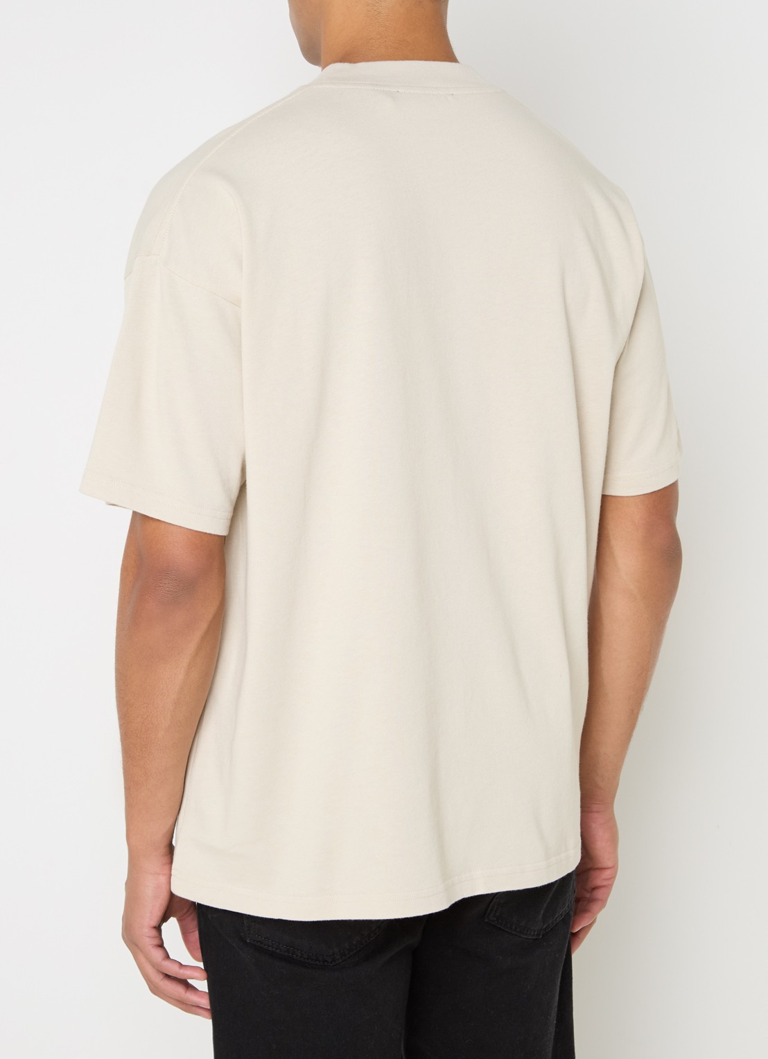 Represent Thoroughbred T-shirt met logoprint - achterkant 3 beige