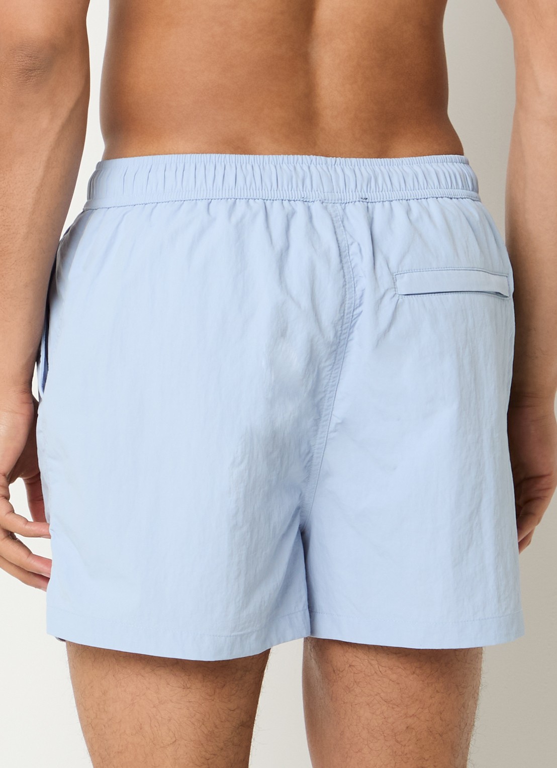 Represent Zwemshorts met logo en paspelzakken - achterkant blauw