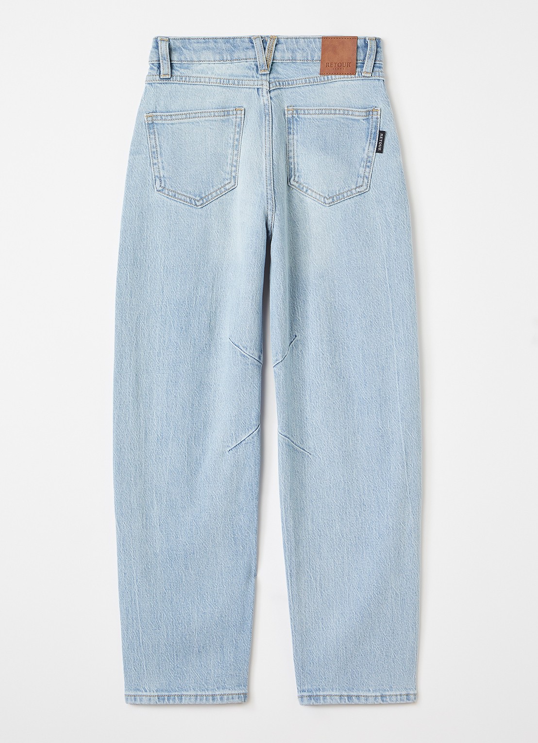Retour Jeans Barbera straight leg jeans met lichte wassing - voorkant 2 indigo