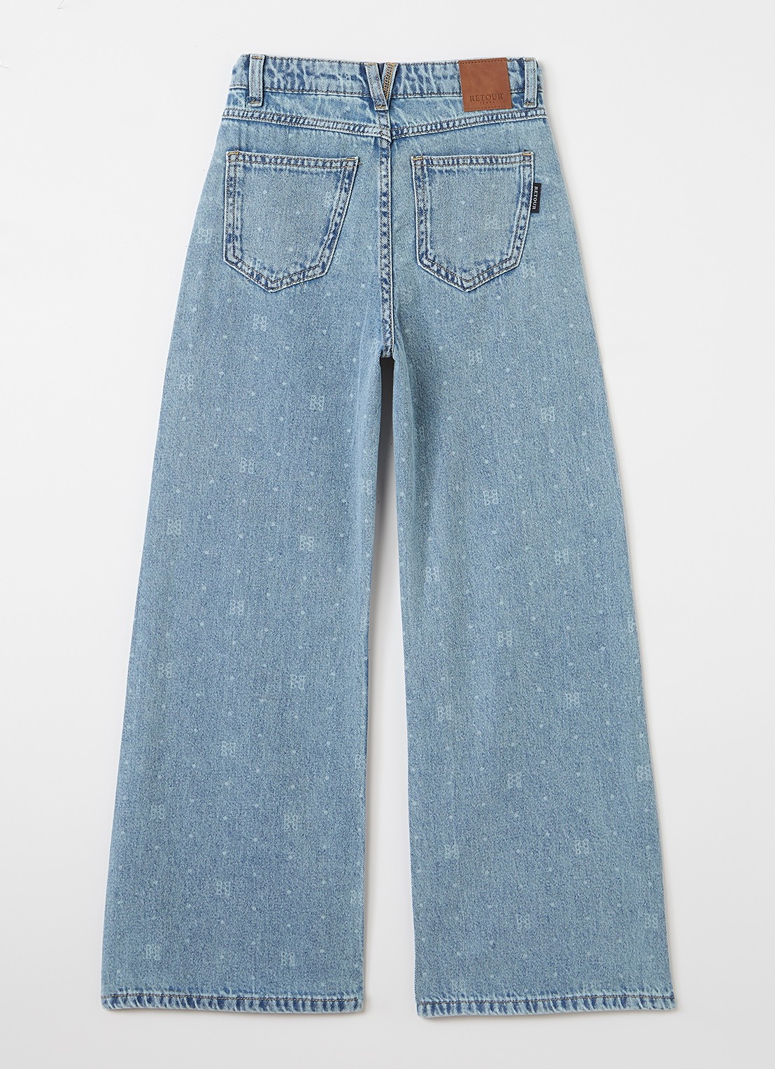 Retour Jeans Bella flared jeans - voorkant 2 indigo