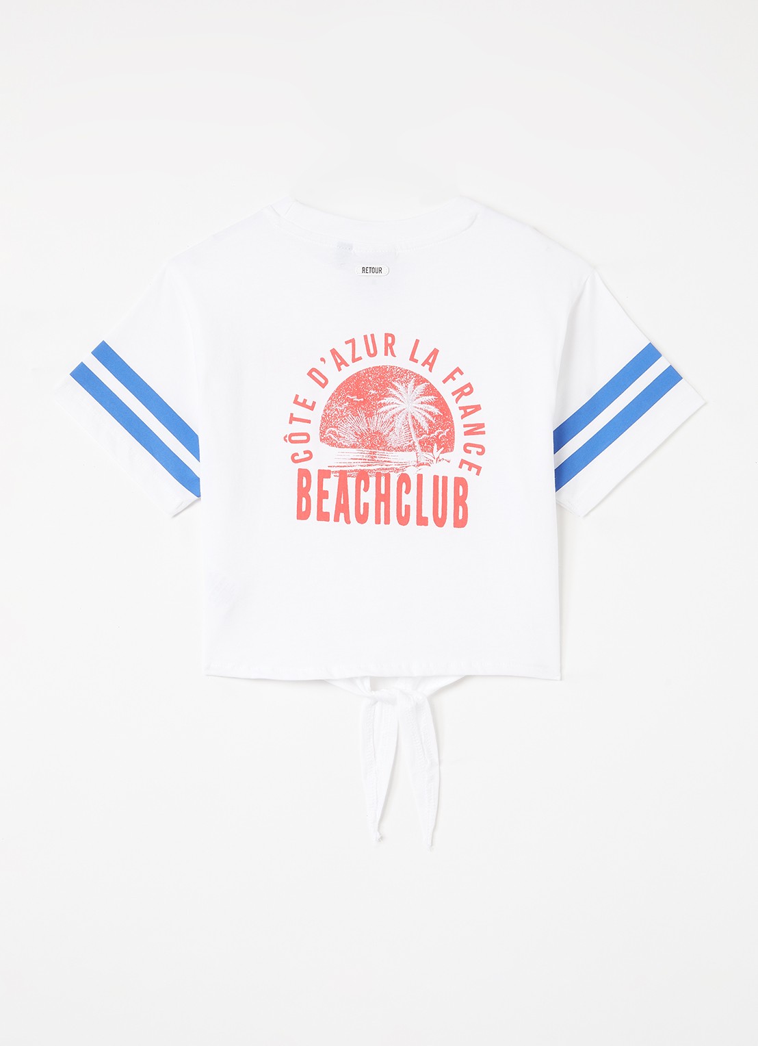 Retour Jeans Fonda T-shirt met print - voorkant 2 wit