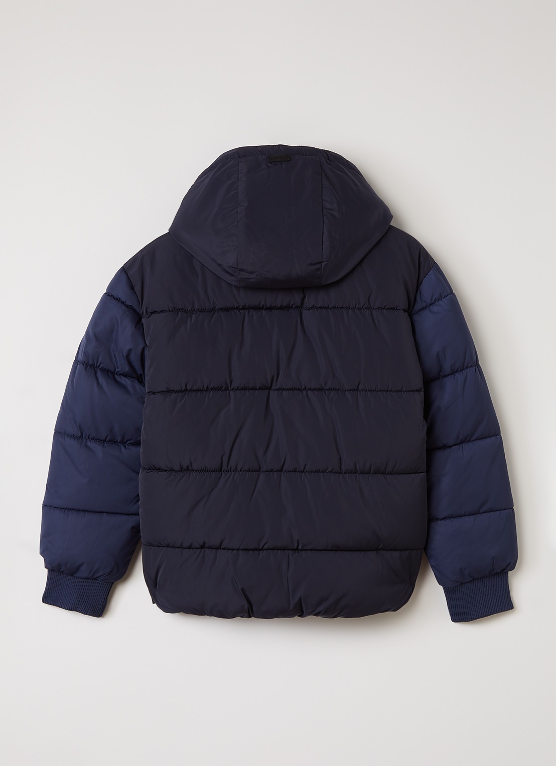 Retour Jeans Guy puffer jack met steekzakken - achterkant 3 donkerblauw
