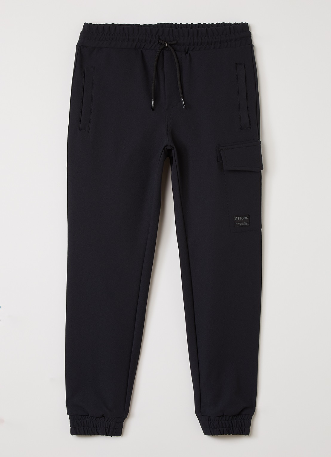 Retour Jeans Hidde tapered fit cargobroek - voorkant 2 donkerblauw