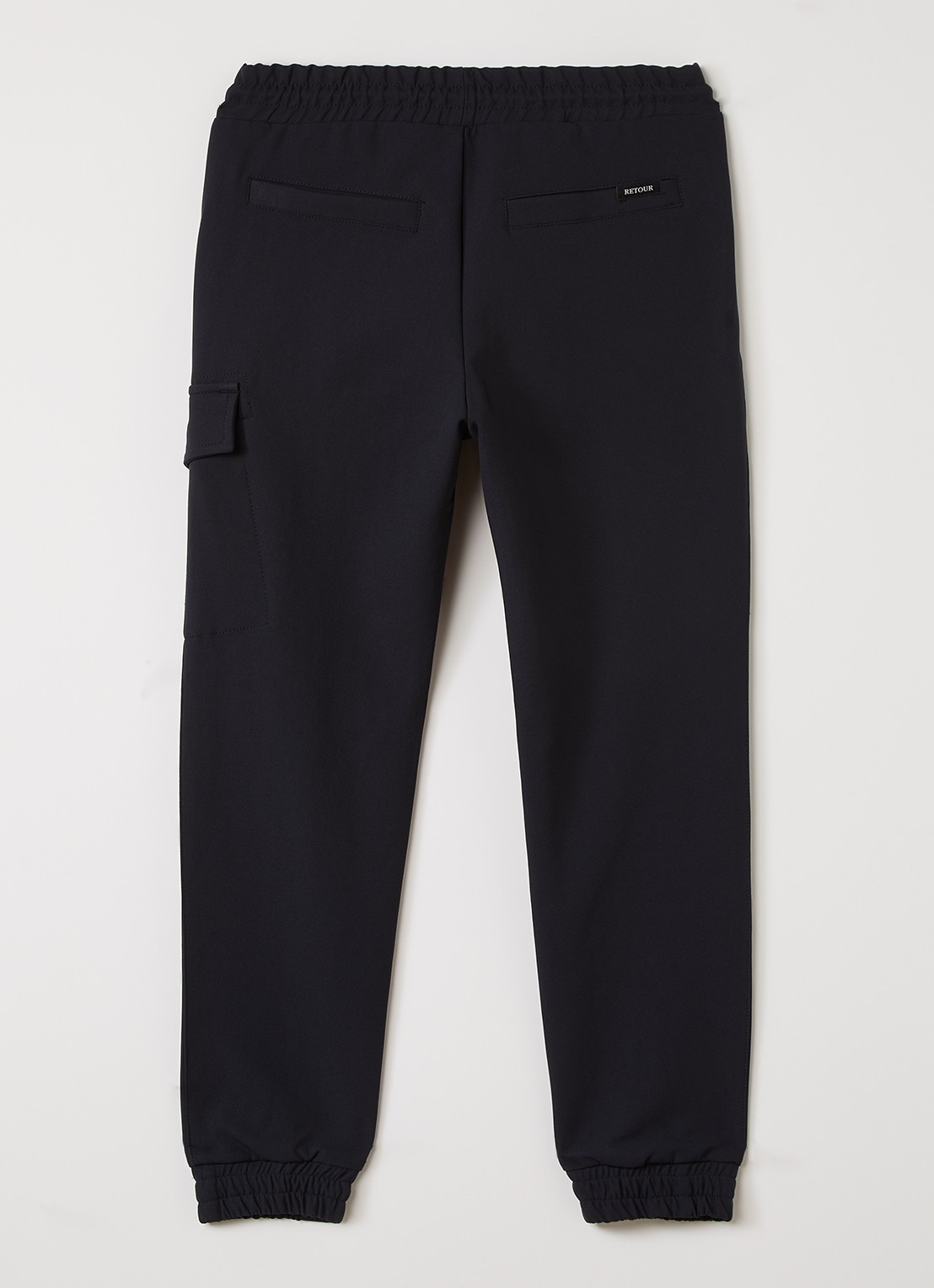 Retour Jeans Hidde tapered fit cargobroek - voorkant 3 donkerblauw