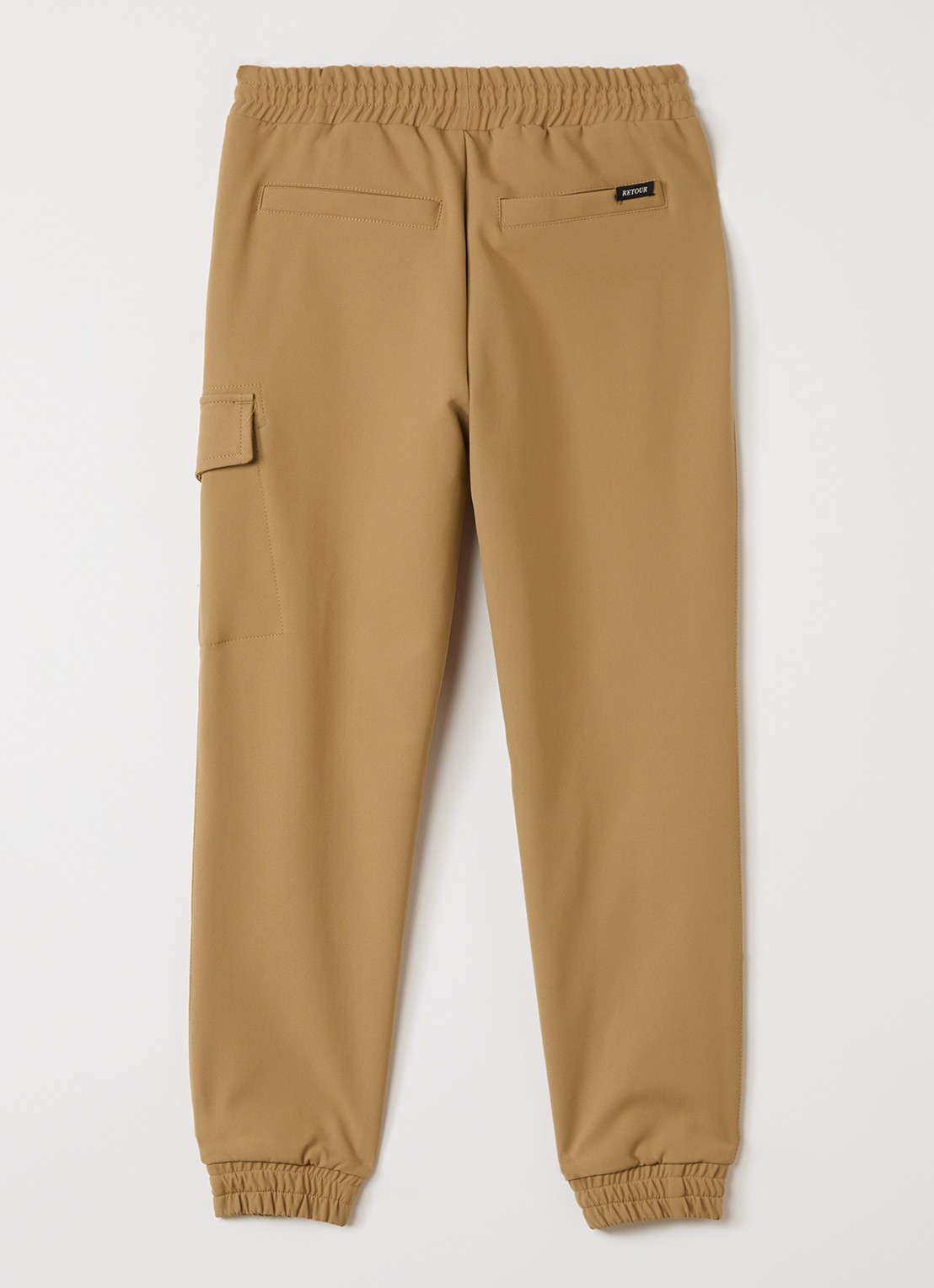 Retour Jeans Hidde tapered fit cargobroek - voorkant 2 camel