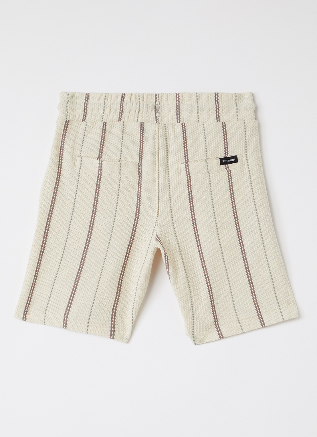 Retour Jeans Italo loose fit korte broek - voorkant 3 beige