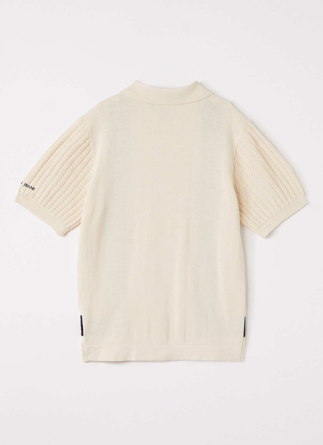 Retour Jeans Kane ribgebreid vest met ingebreid patroon - voorkant 3 creme