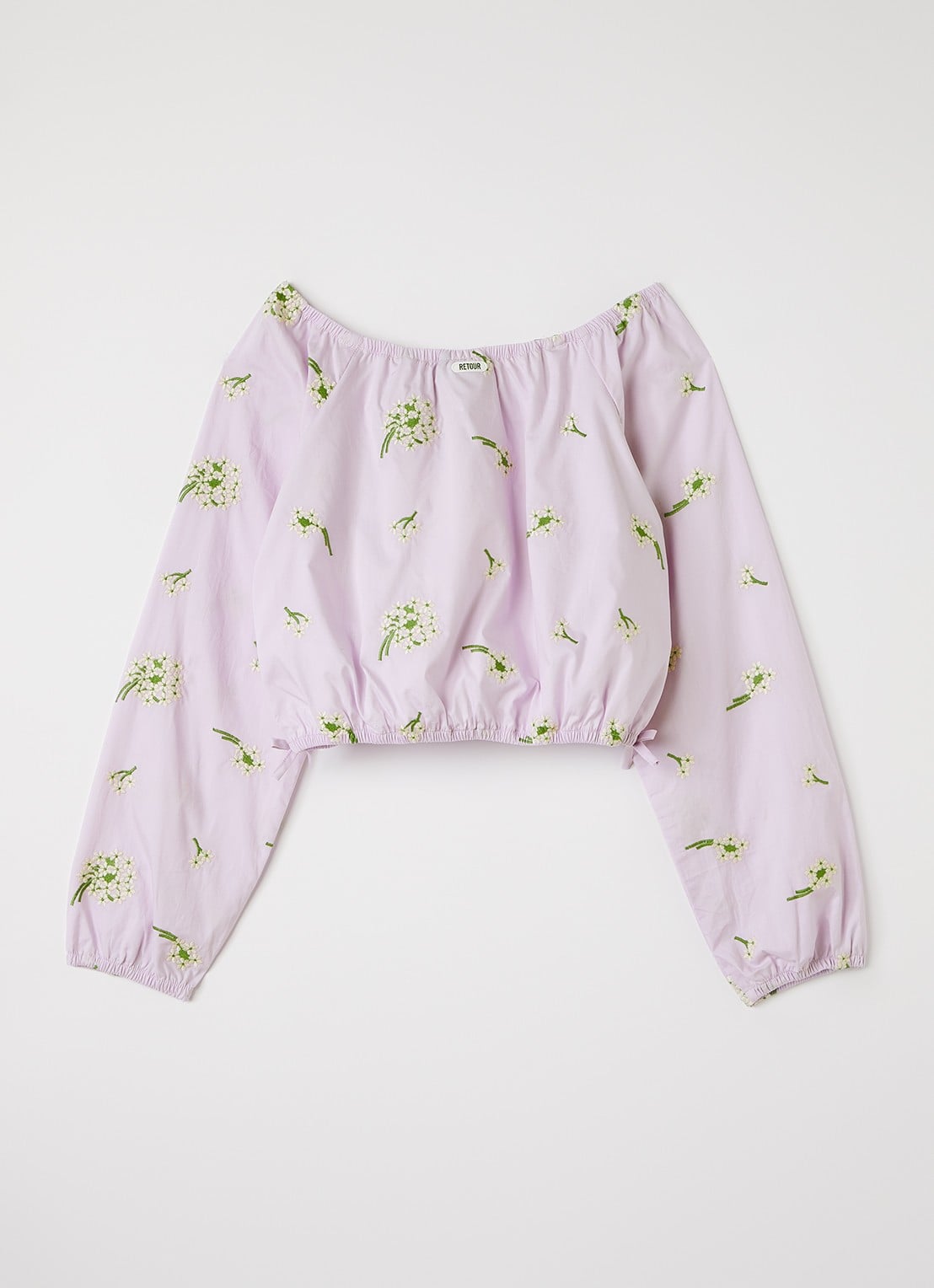 Retour Jeans Kristen tuniek met bloemenprint - voorkant 3 lila