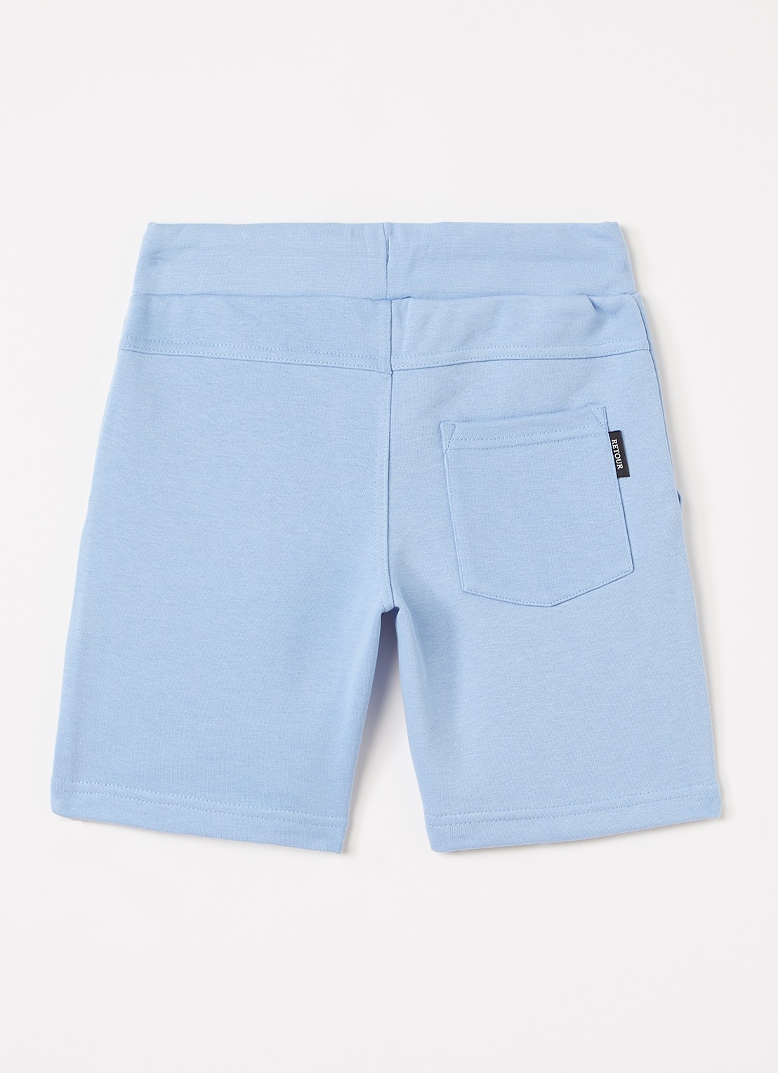Retour Jeans Maxim straight fit korte joggingsbroek - voorkant 2 blauw