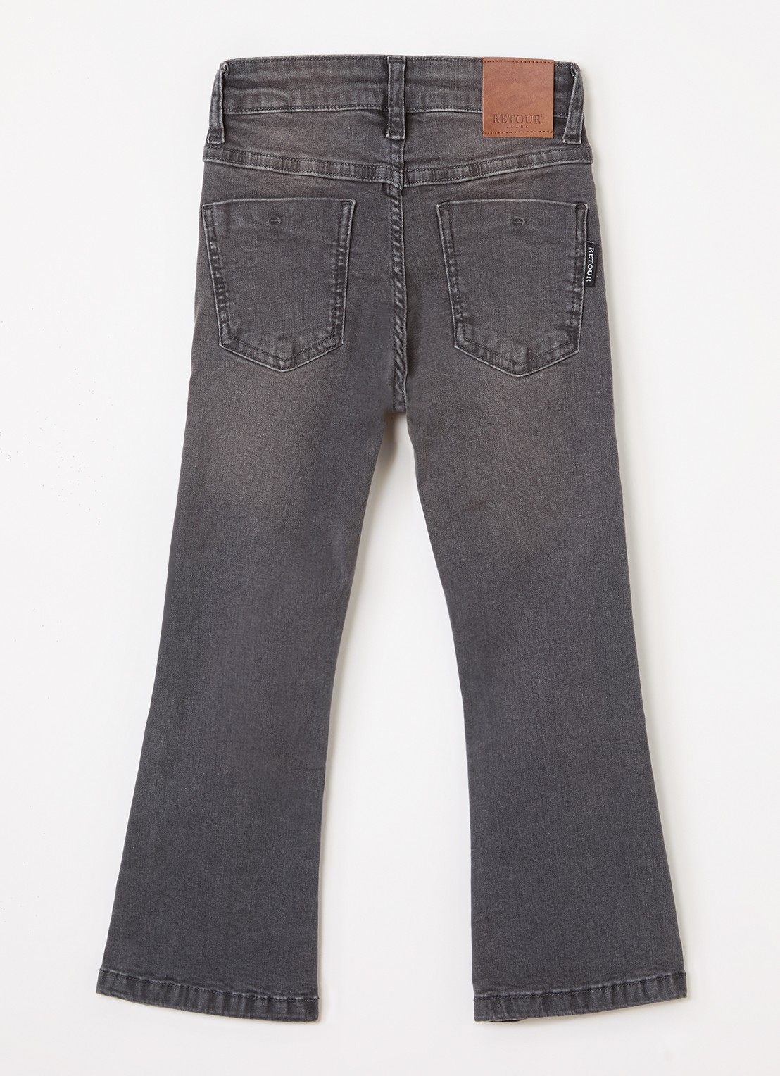 Retour Jeans Mikkie flared jeans met stretch - voorkant 3 grijs