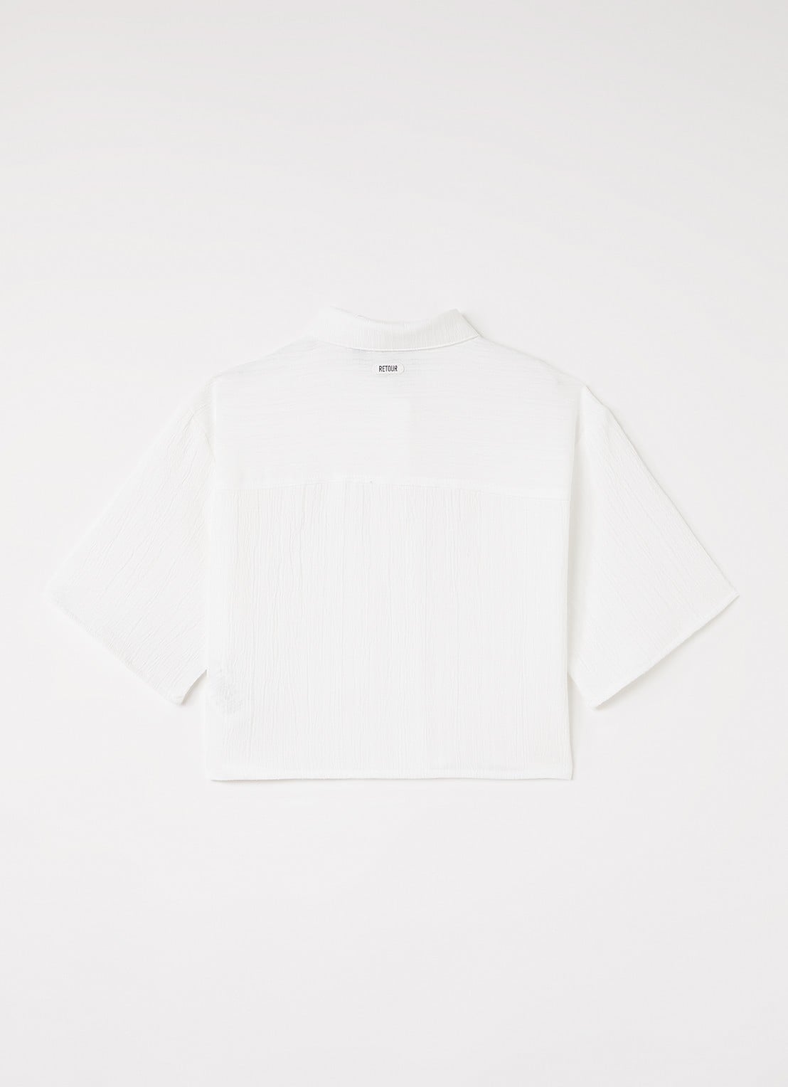 Retour Jeans Olivia blouse met structuur - voorkant 2 wit