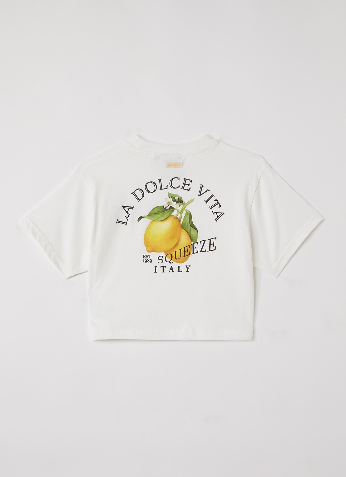 Retour Jeans Ruby T-shirt met print - voorkant 2 gebroken wit