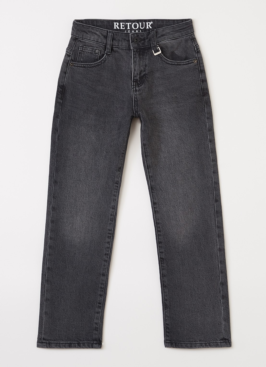 Retour Jeans Slim fit jeans met steekzakken - voorkant grijs
