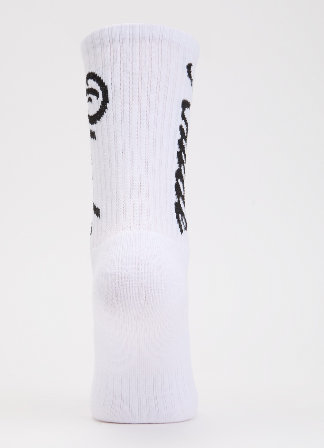 Rhude Destinado Script sportsokken in katoenblend met logo - voorkant 2 wit