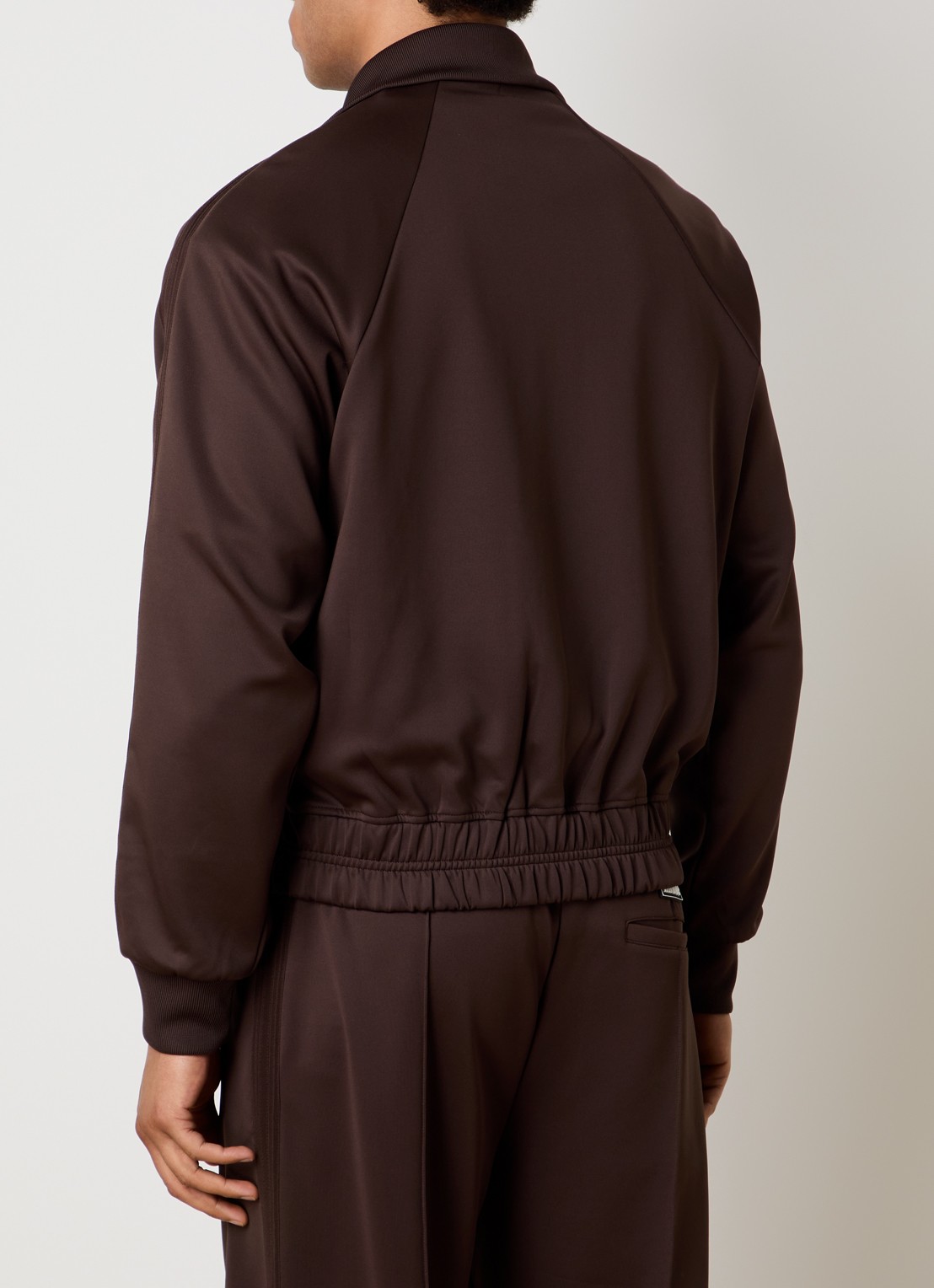 Rhude Madera sweatvest met logo - achterkant 3 chocoladebruin