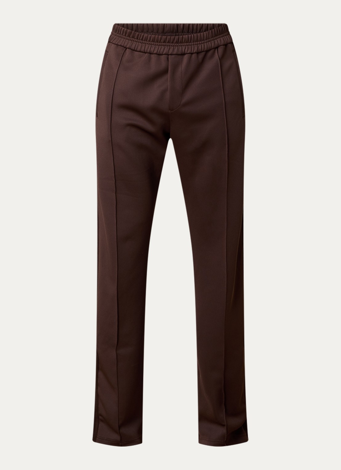 Rhude Trofeo straight fit joggingbroek met steekzakken - voorkant 5 chocoladebruin