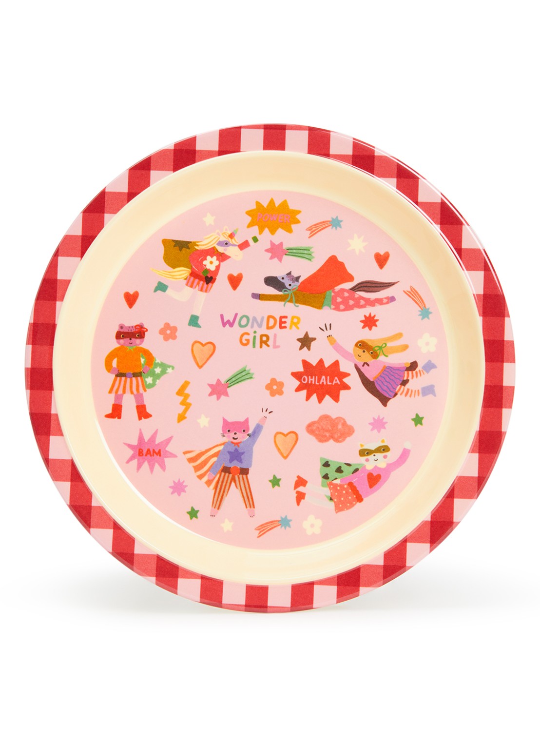 Rice Bord 21,5 cm - voorkant roze