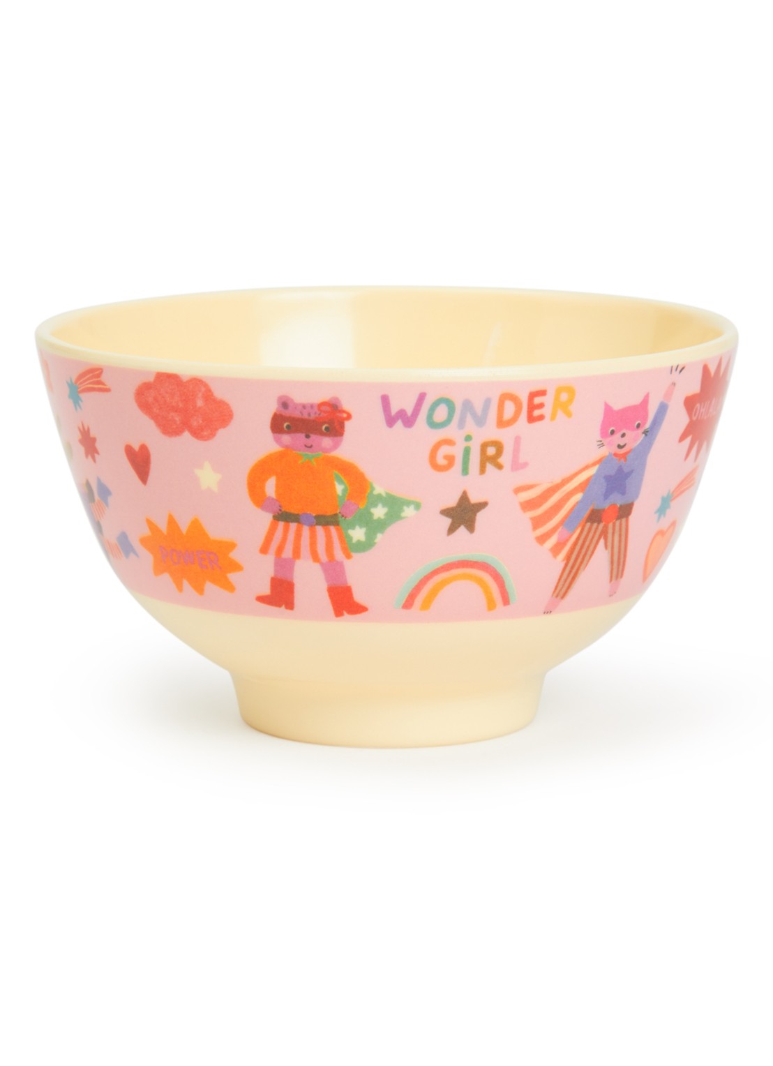 Rice Hero kom 300 ml - voorkant roze