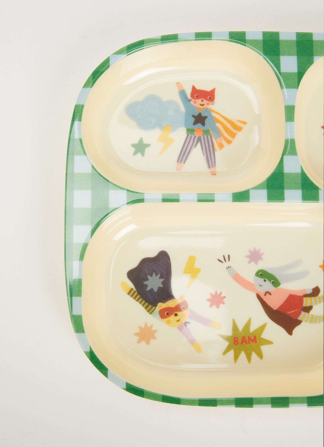 Rice Kinderbord 25 cm - detail 3 groen
