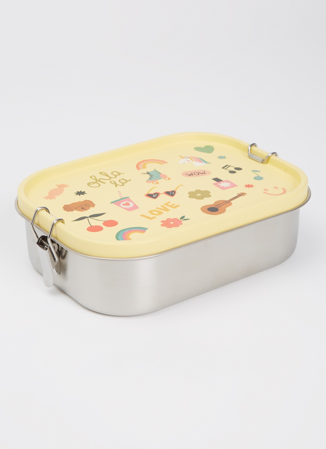 Rice Lunchbox 1,4 liter - voorkant geel