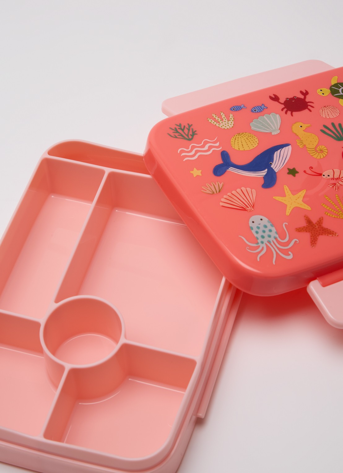 Rice Lunchbox 1 liter - detail koraalroze
