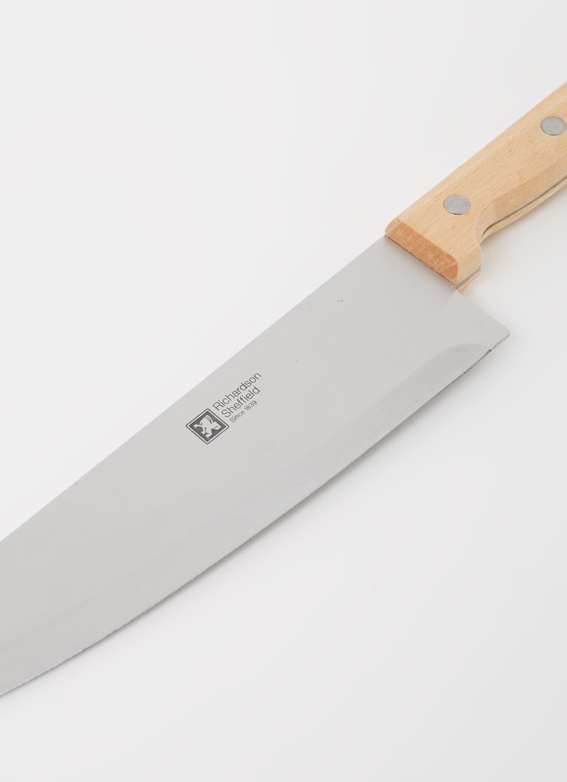 Richardson Sheffield Artisan koksmes 32 cm - detail lichtbruin