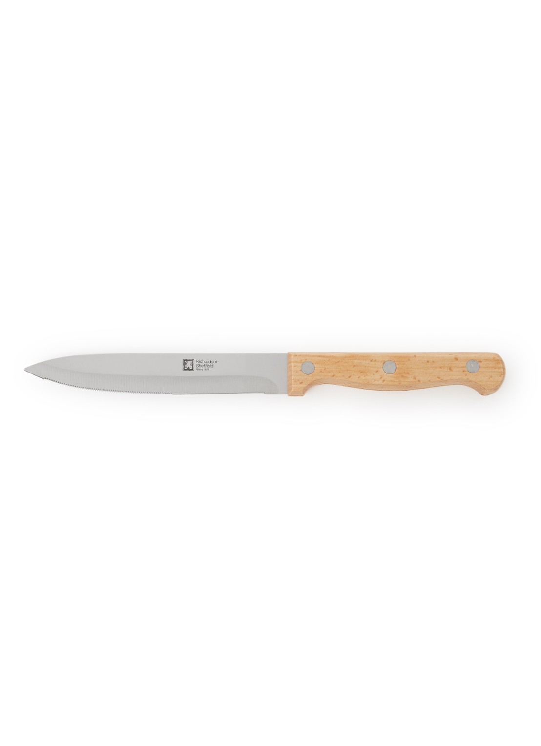 Richardson Sheffield Artisan universeel mes 22 cm - voorkant 2 lichtbruin
