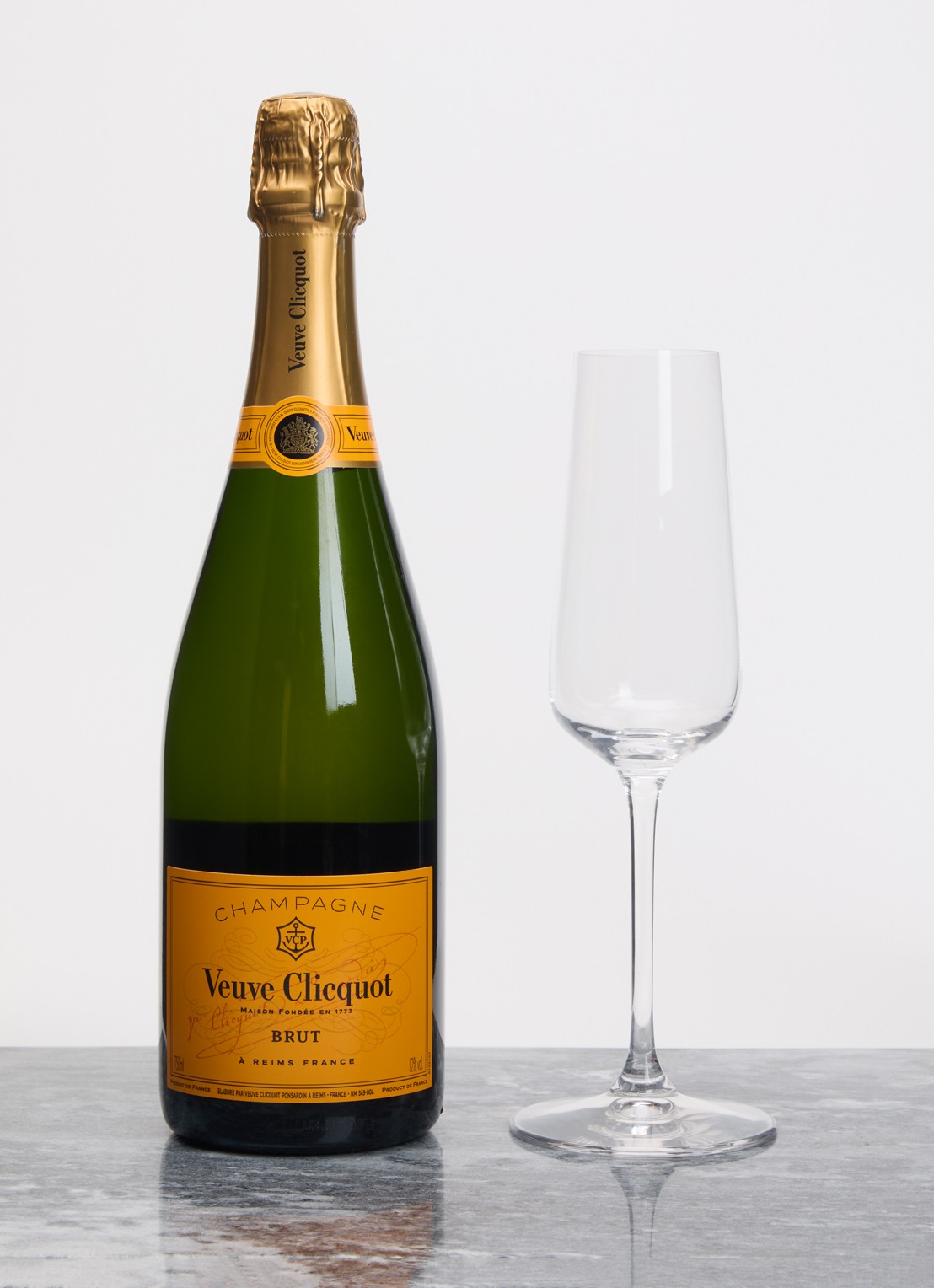Riedel Champagneglas set van 2 - voorkant 2 transparant