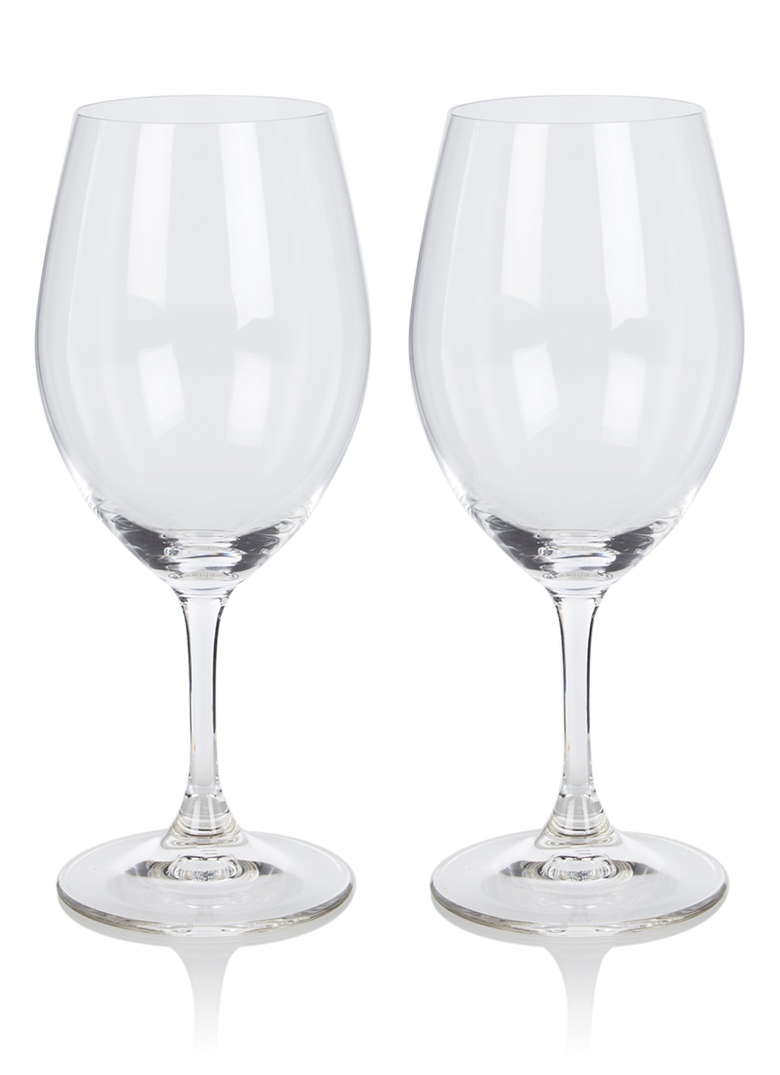 Riedel Ouverture rode wijnglas 35 cl set van 2 - voorkant 2 transparant