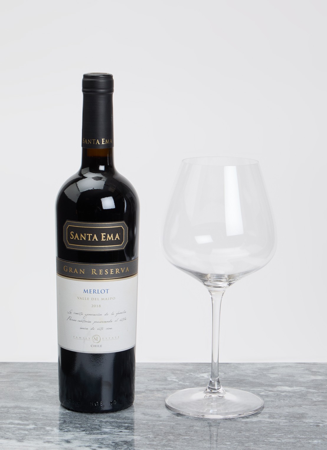 Riedel Rode wijnglas set van 2 - voorkant 2 transparant