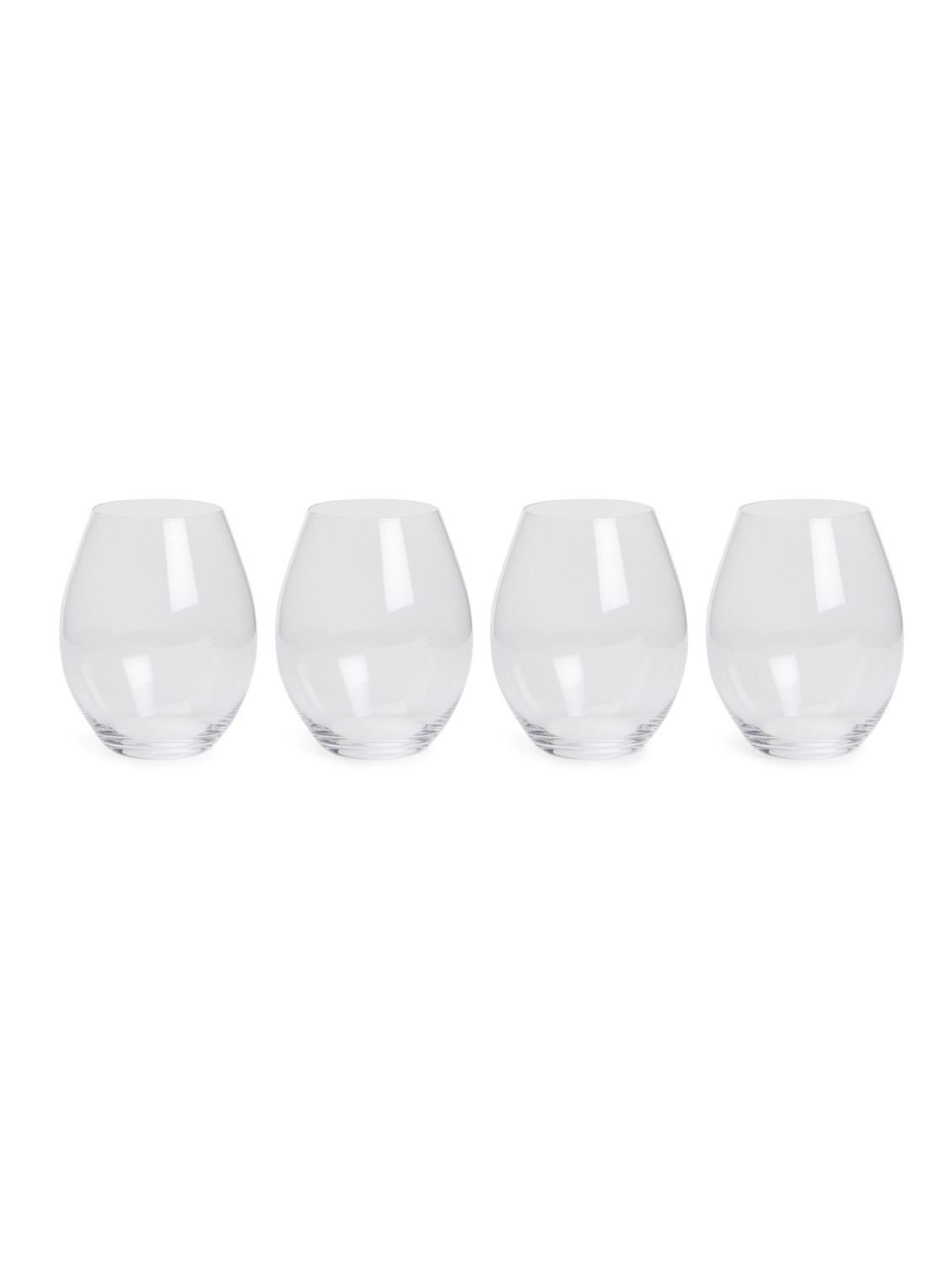 Riedel Tumbler glas set van 4 - voorkant transparant