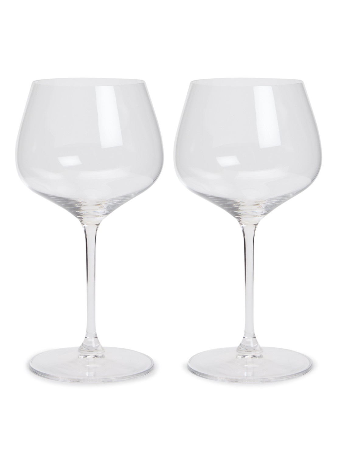 Riedel Witte wijnglas set van 2 - voorkant 2 transparant