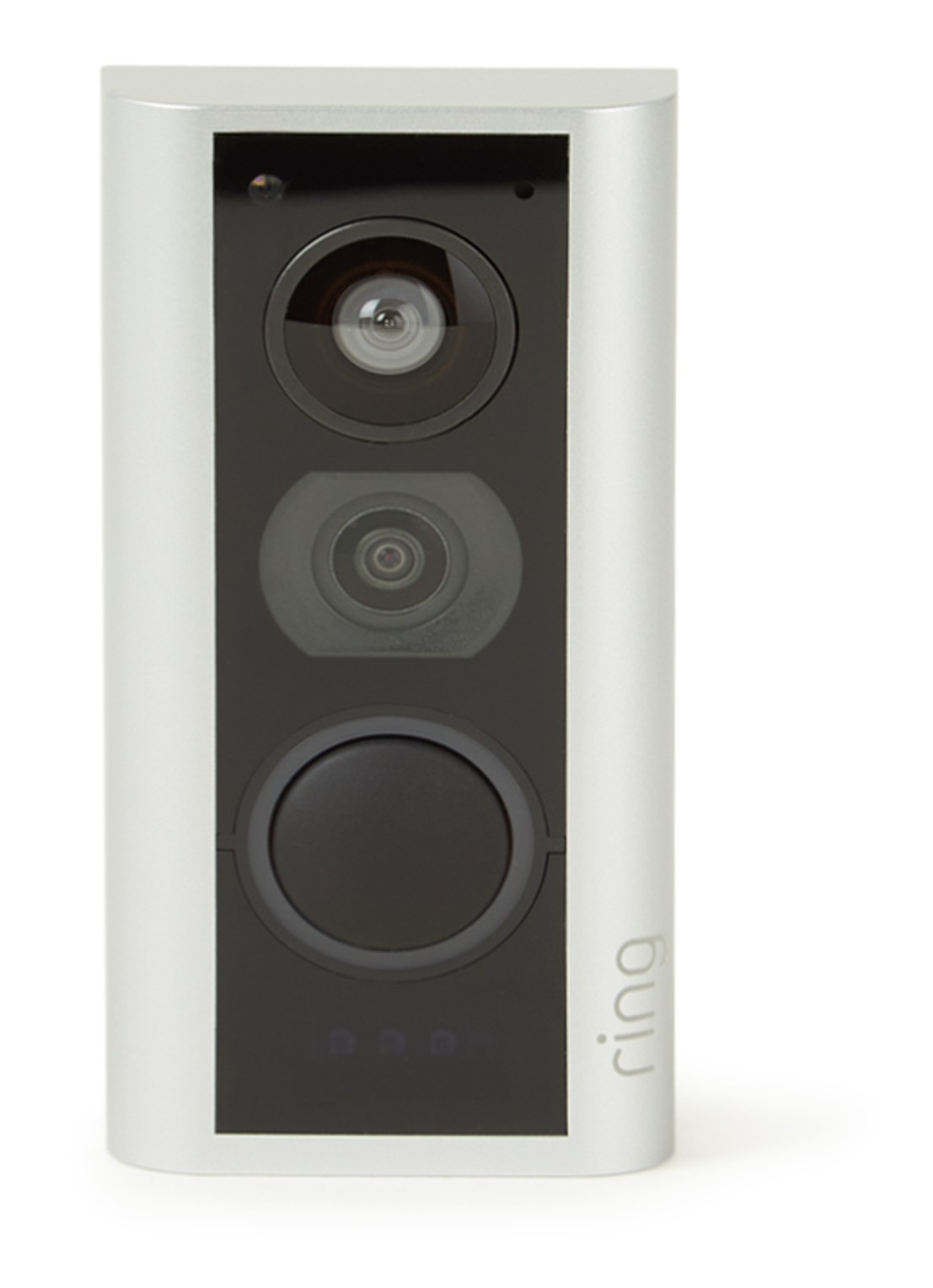 Ring Stick Up Cam Elite Wired beveiligingssysteem - voorkant 2 zilver