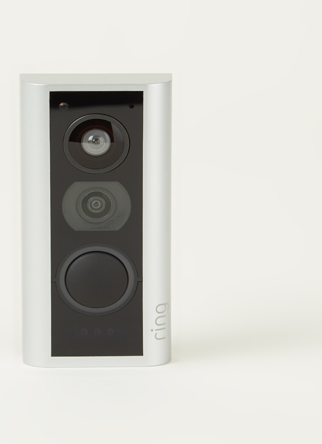 Ring Stick Up Cam Elite Wired beveiligingssysteem - voorkant 3 zilver