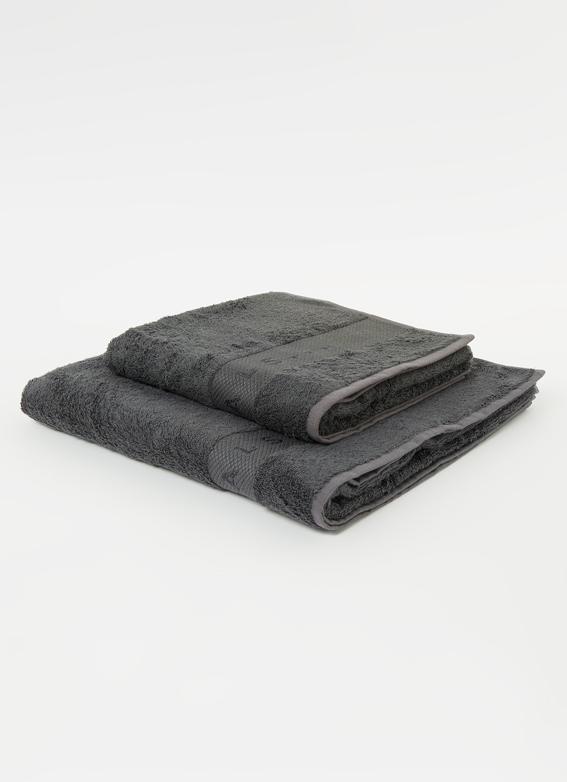 Rituals Bamboo badhanddoek - 550 gr/m2 - 50 x 100 cm - voorkant 3 antraciet